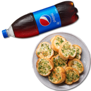 Drink and Garlic Bread